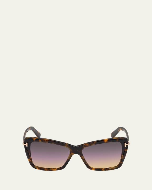 Leah Plastic Butterfly Sunglasses