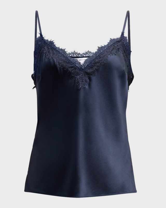 Ciarlo Sleeveless Lace-Trim Top