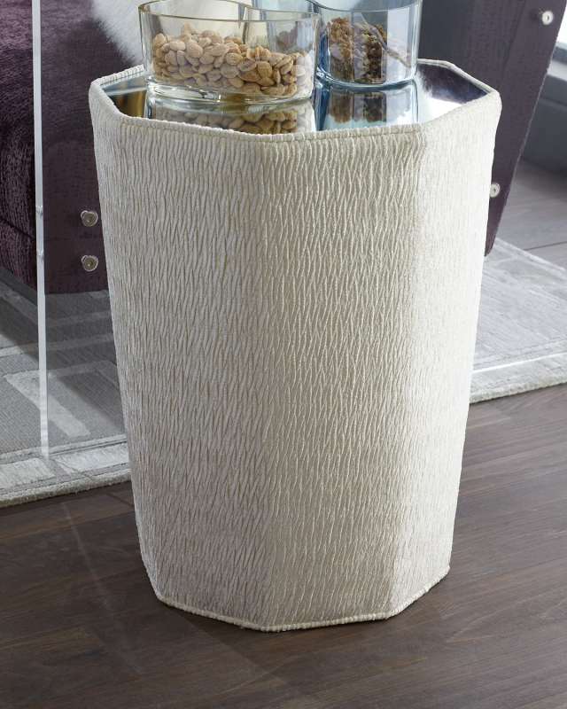 Gem Mirror-Top Side Table