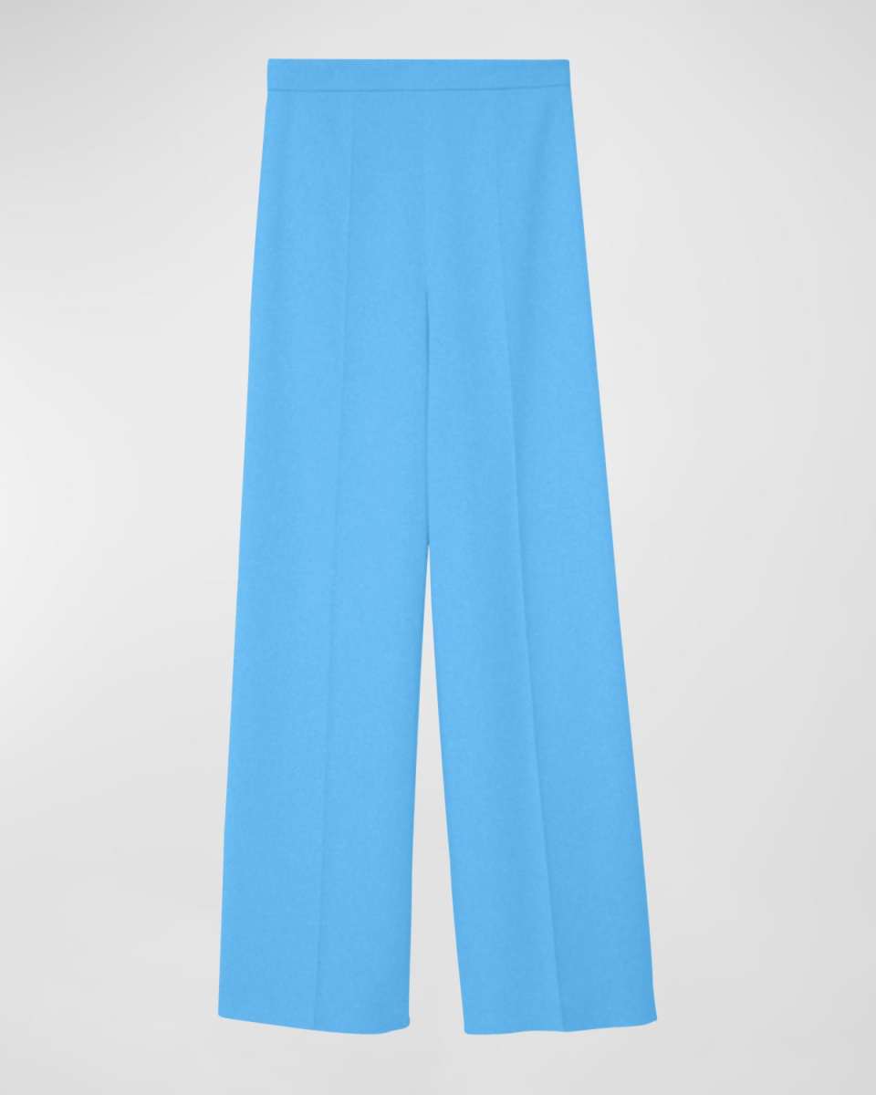 Coleman Cropped Mid-Rise Gabardine Pants