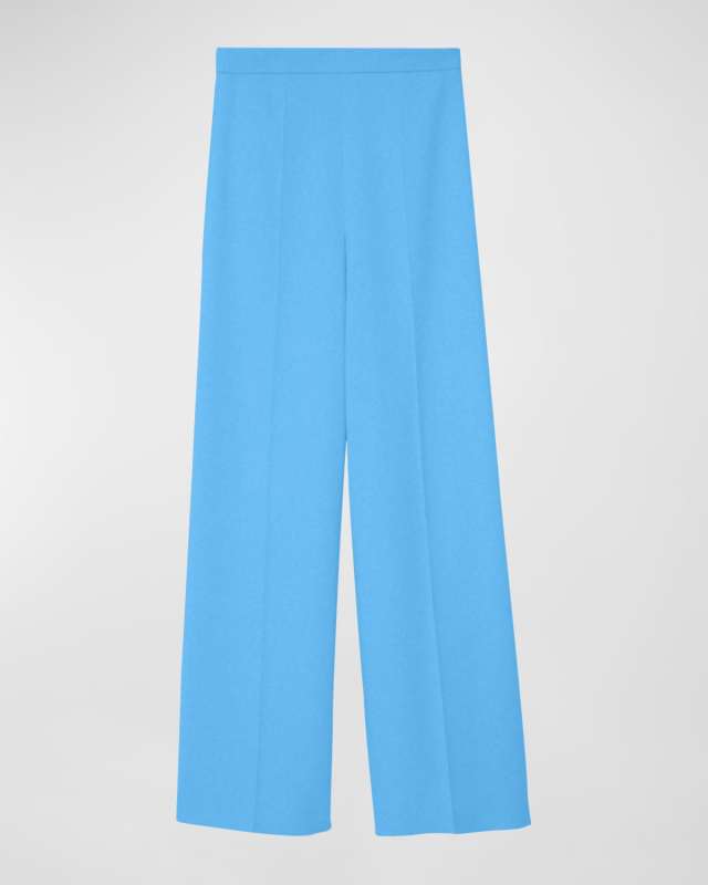 Coleman Cropped Mid-Rise Gabardine Pants