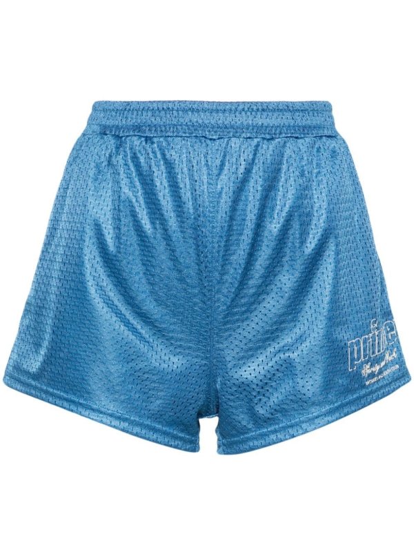 perforated-design shorts