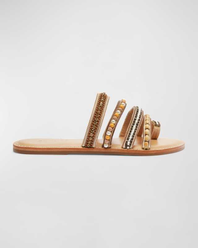 Jodies Embellished Flat Sandals