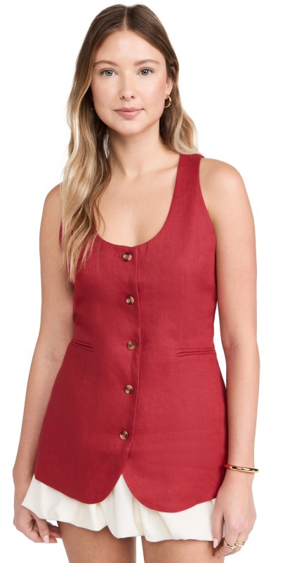 POSSE Ruben Gilet Cherry