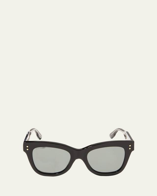 Oversized Acetate Cat-Eye Sunglasses
