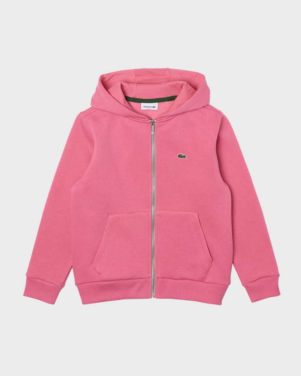 Girl's Embroidered Crocodile Hoodie, Size 2-