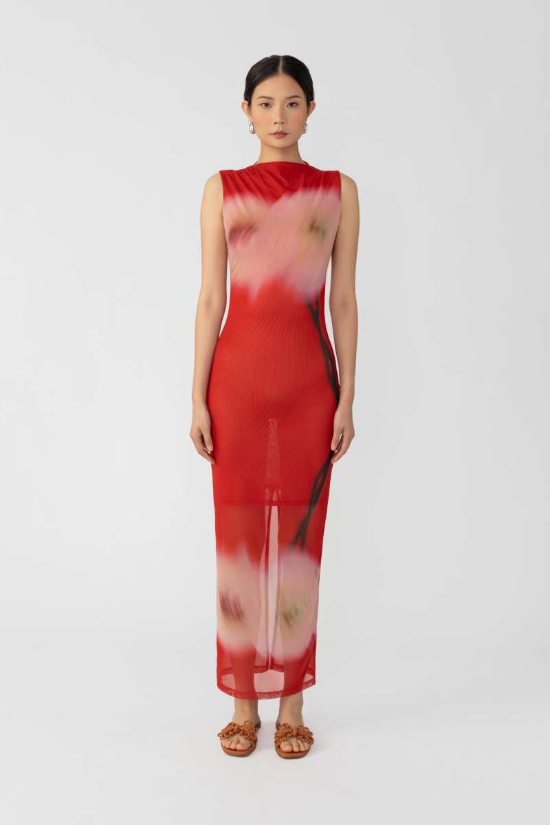 Katy Mesh Dress