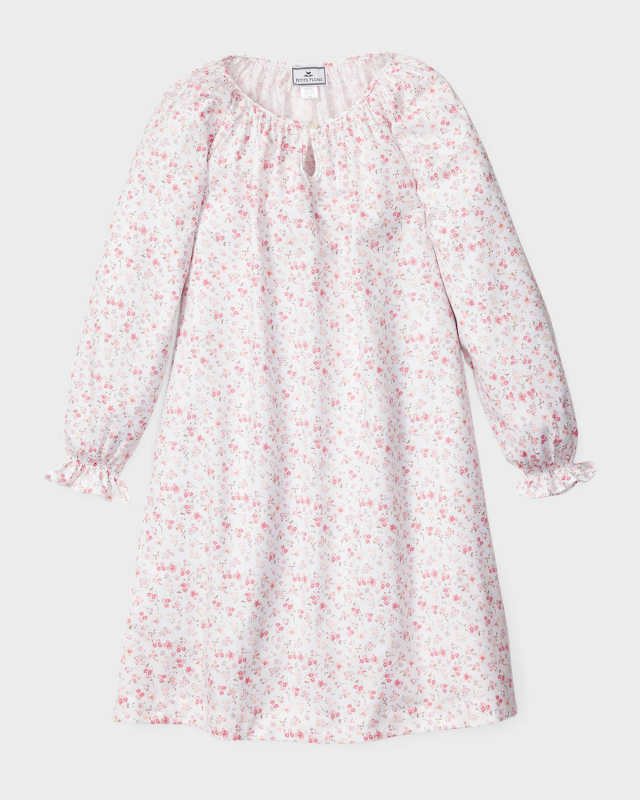 Girl's Delphine Dorset Floral-Print Nightgown, Size 6M-14