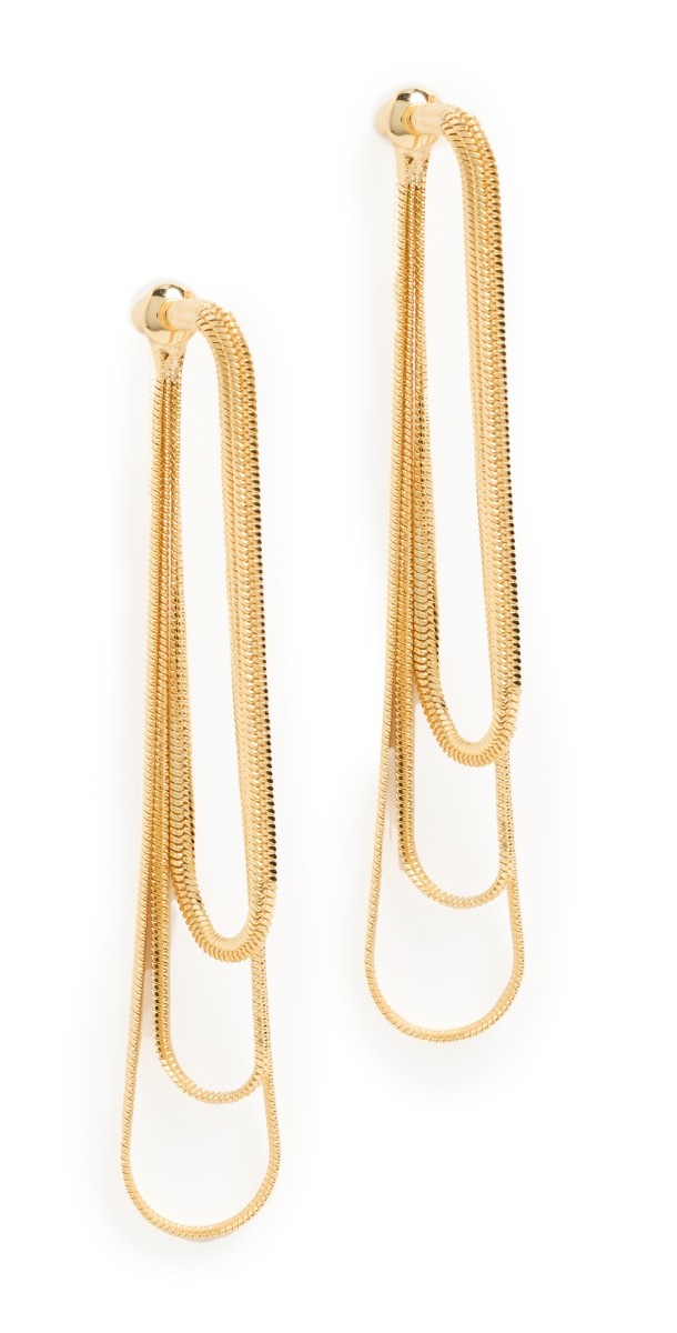SHASHI Lady Layered Earrings Gold