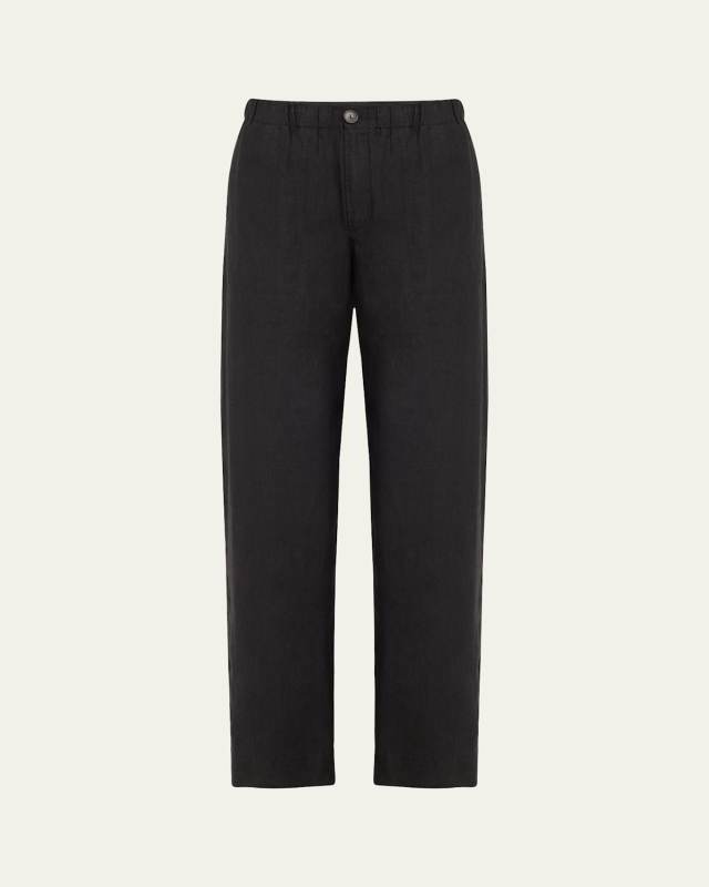 Hemp Wide-Leg Utility Pants
