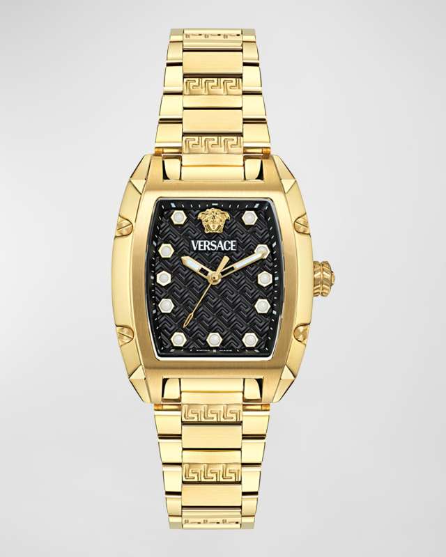 Dominus IP Yellow Gold Bracelet Watch, 44.8mm x 36mm