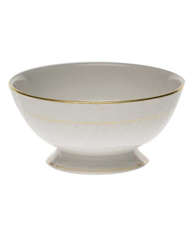 Golden Edge Footed Bowl