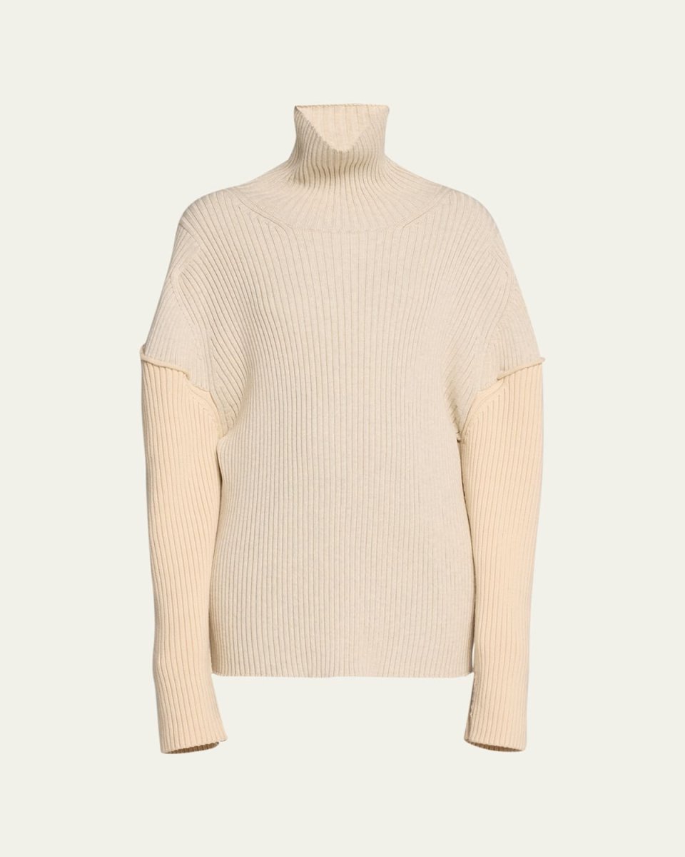 Dua Colorblock Cashmere Sweater