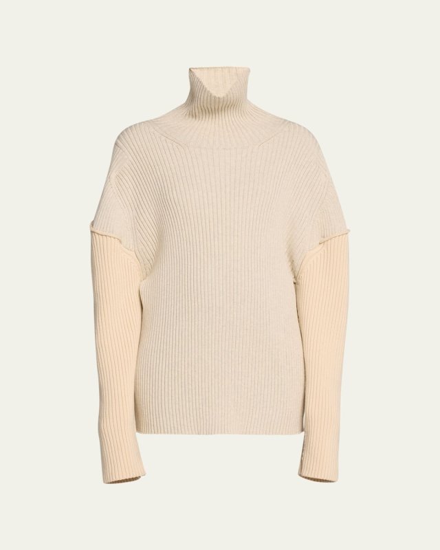 Dua Colorblock Cashmere Sweater