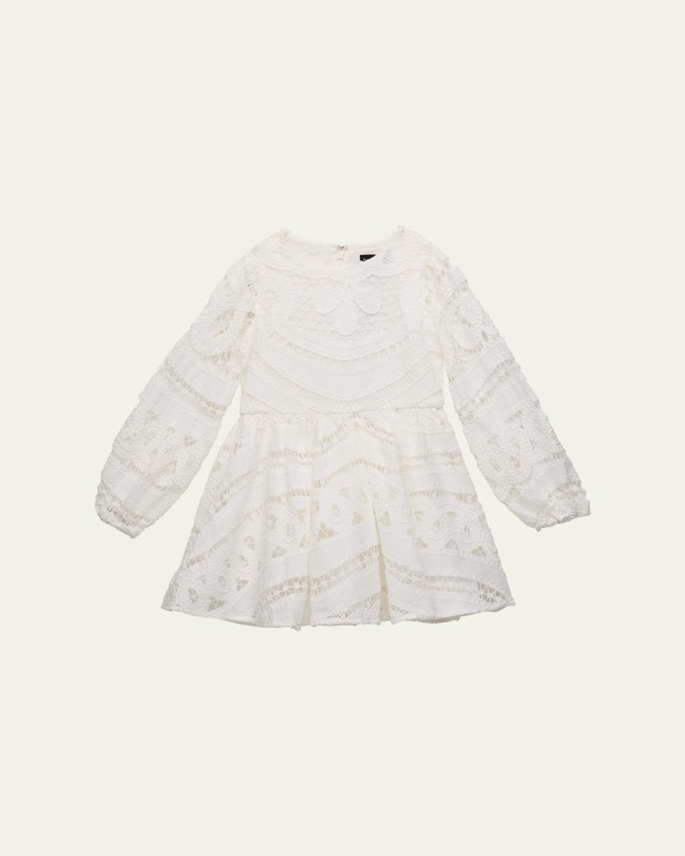 Girl's Crotchet Lace Dress, Size 6-14