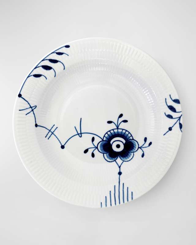 Blue Fluted Mega Deep Plate