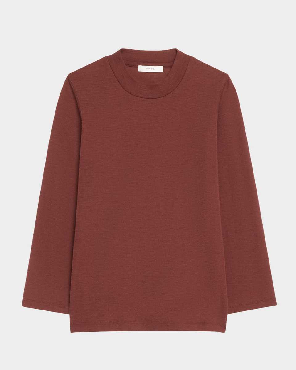 Merino Wool 3/4-Sleeve Shirt