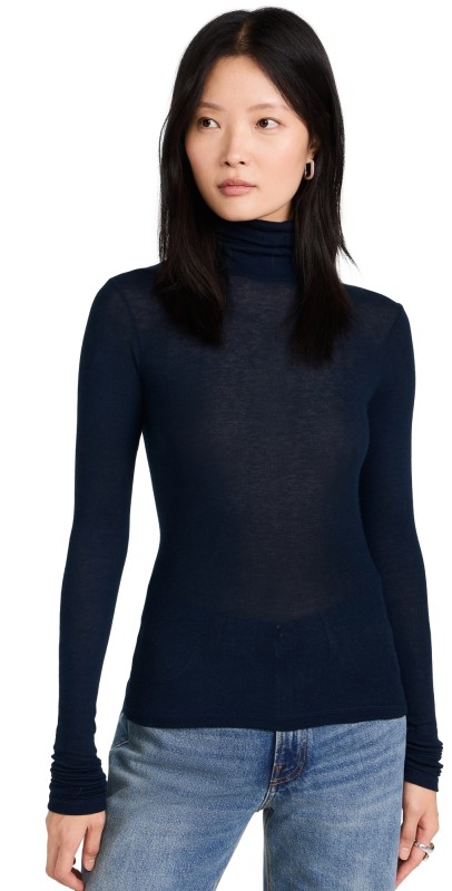 Sold Out NYC The Cashmere Turtleneck Navy