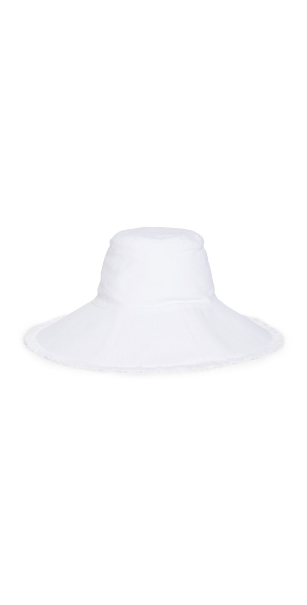 Hat Attack Packable Canvas Hat Solid Whit