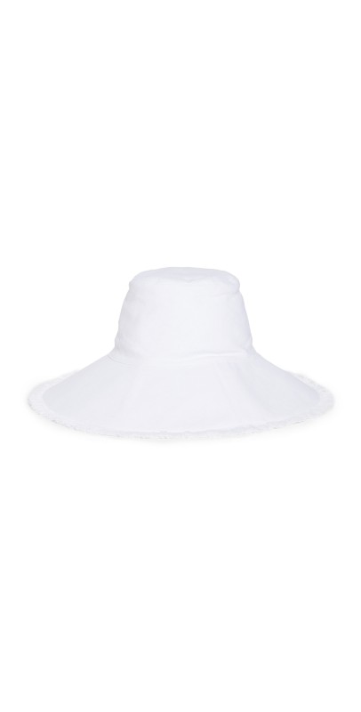 Hat Attack Packable Canvas Hat Solid Whit