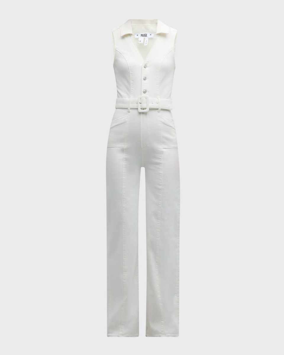 Sasha Sleeveless Denim Jumpsuit