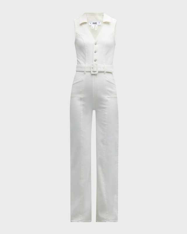 Sasha Sleeveless Denim Jumpsuit