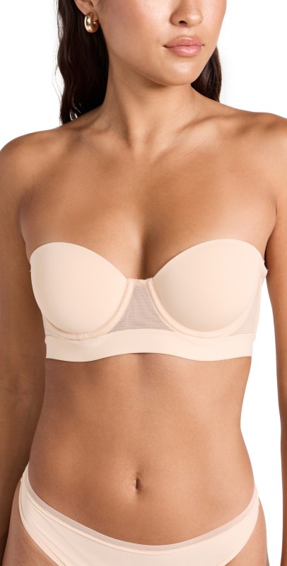 LIVELY The Smooth Strapless Bra Jet Black