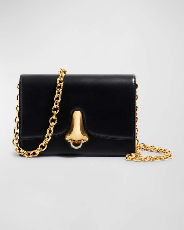 Nose Ring Mini Calfskin Crossbody Bag