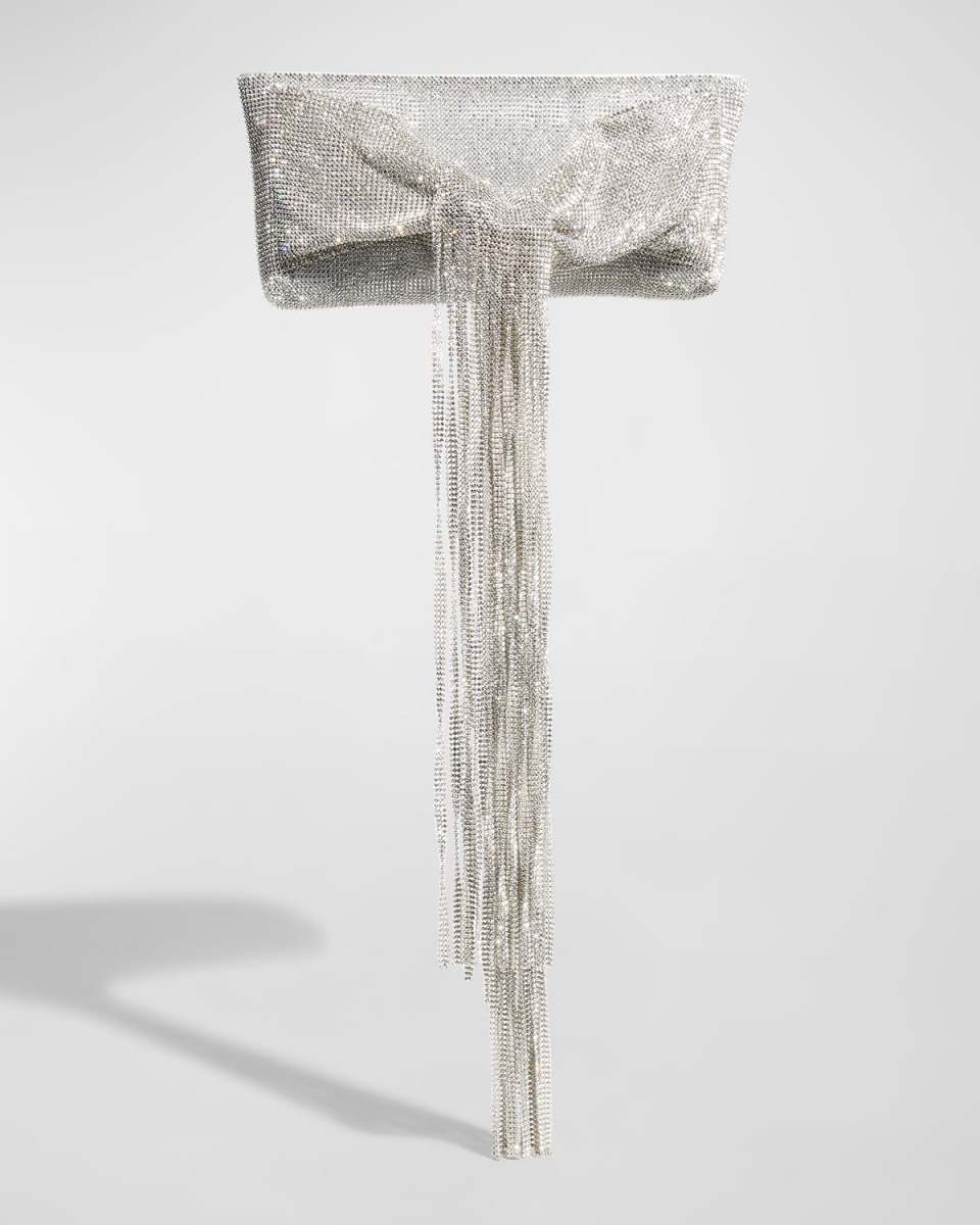 Banu Mini Embellished Fringe Clutch