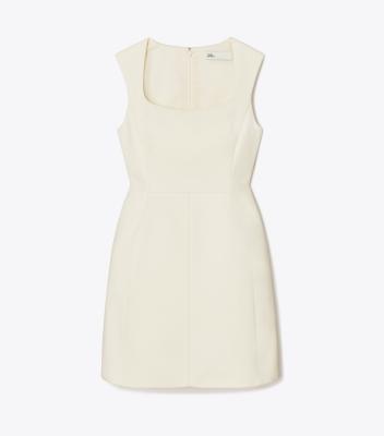 TORY BURCH DOUBLE-FACED WOOL MINIDRESS