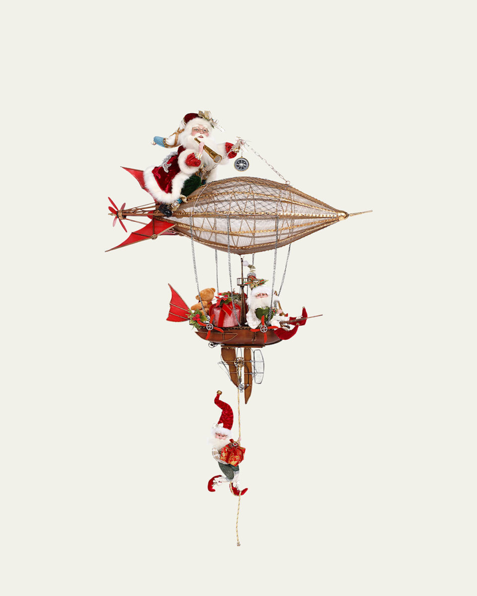 Santa's Airship Limited Edition Christmas Decor