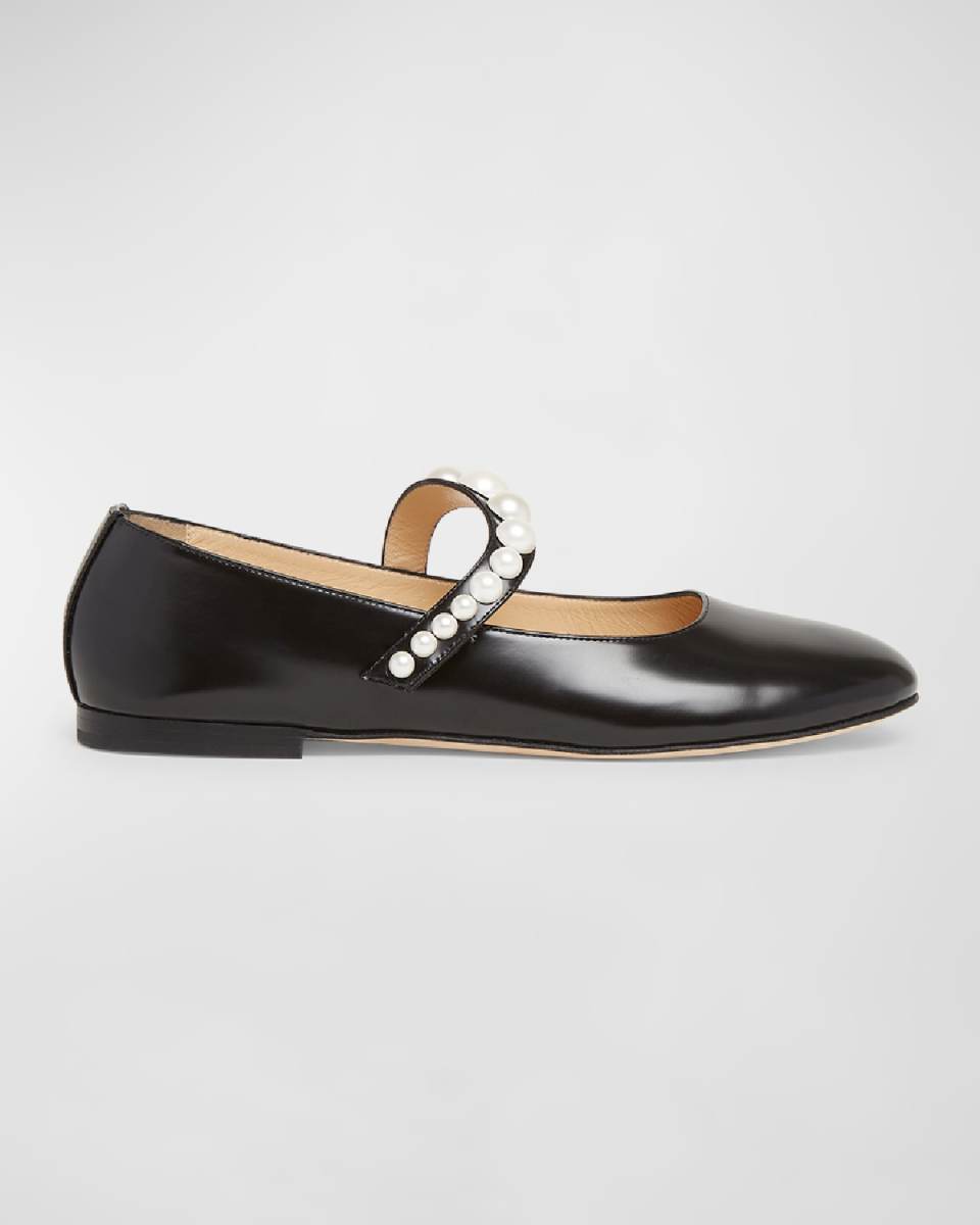 Sirene Pearly Mary Jane Ballerina Flats
