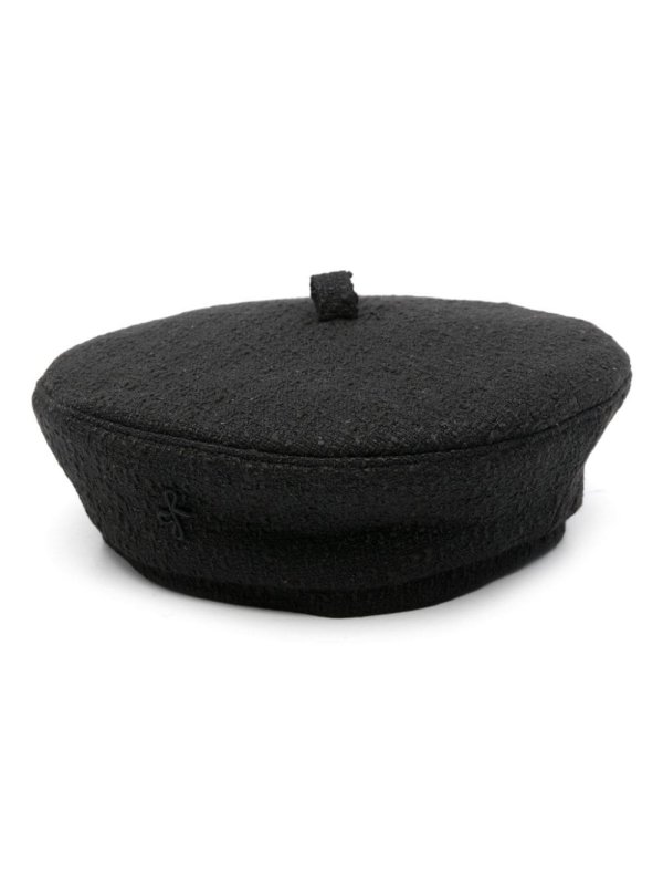 logo-embroidered bakerboy hat