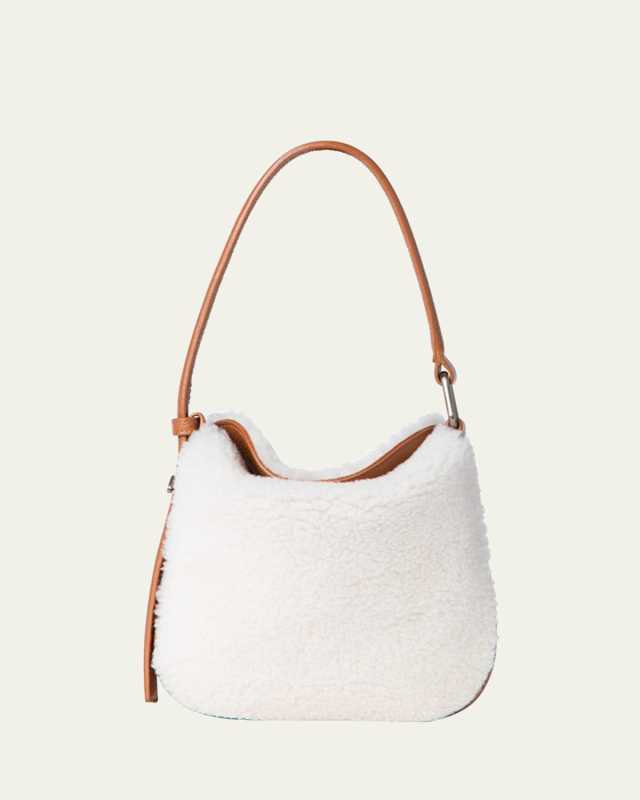 Anna Mini Sheep Shearling Hobo bag