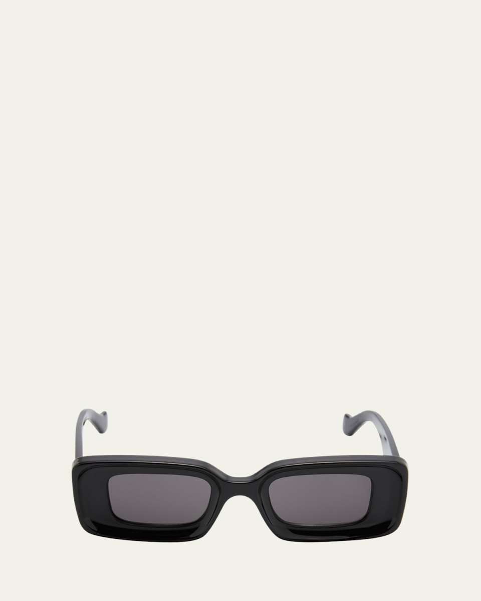 Anagram Beveled Acetate Rectangle Sunglasses