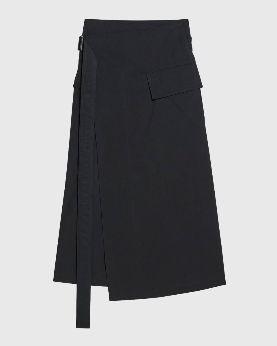 Crossover Trench Skirt