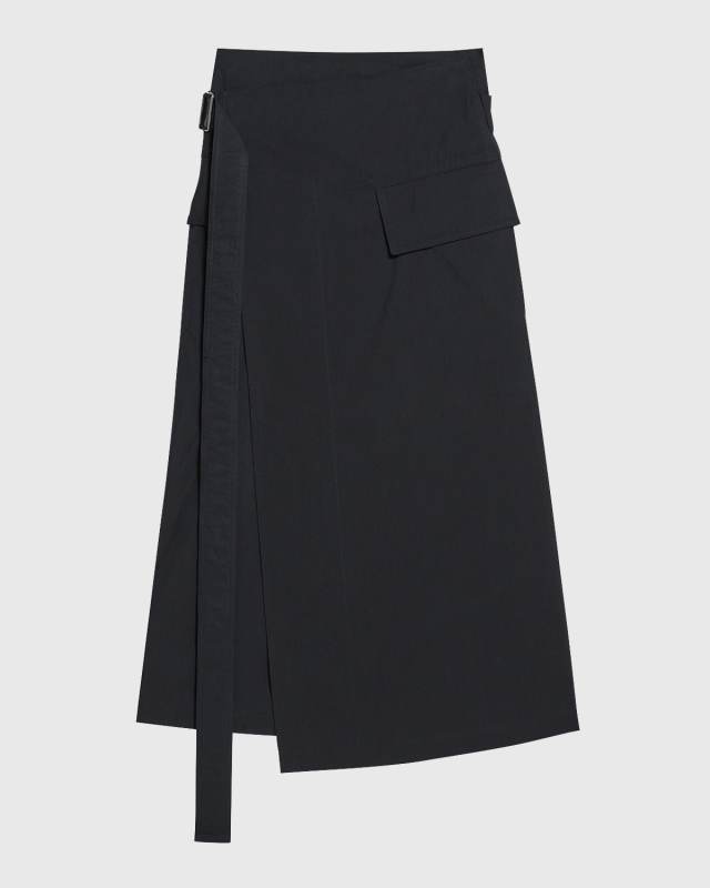 Crossover Trench Skirt