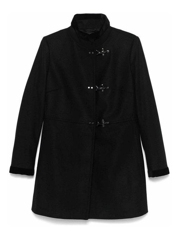 Fay Manteau Court - Noir