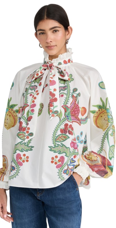 La DoubleJ Cerere Blouse Grenadilla Placée