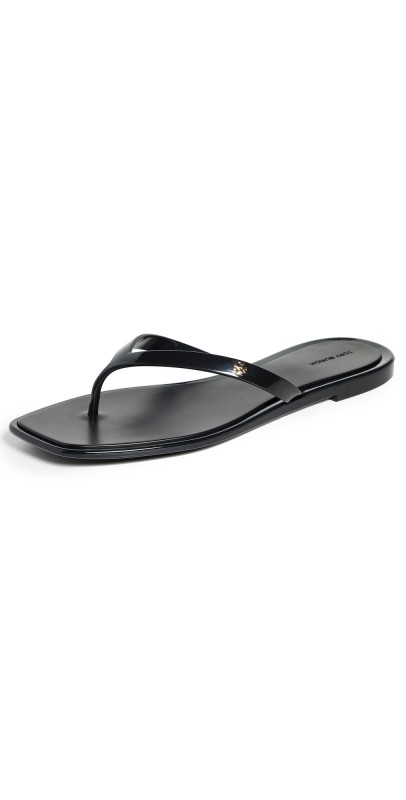 Tory Burch Roxanne Flip Flops Perfect Black