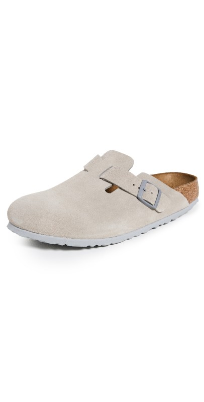 Birkenstock Boston Clogs Stone Coin