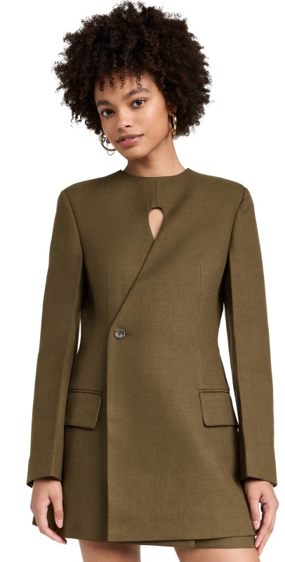 MMUSOMAXWELL Keyhole Blazer Gold