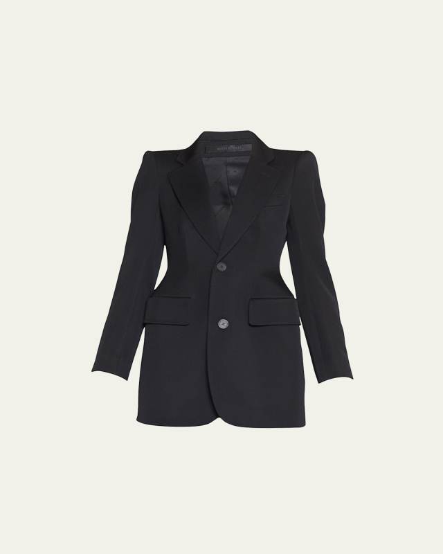 Hourglass Wool Blazer Jacket