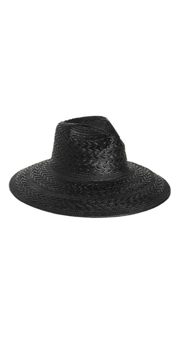 Freya Redwood Straw Hat Black