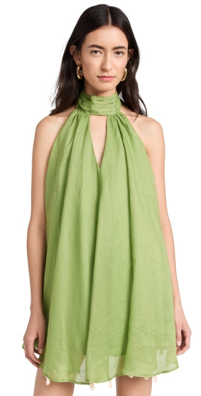 The Wolf Gang Mio Mini Dress Lime