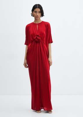 MANGO Flower maxi dress
