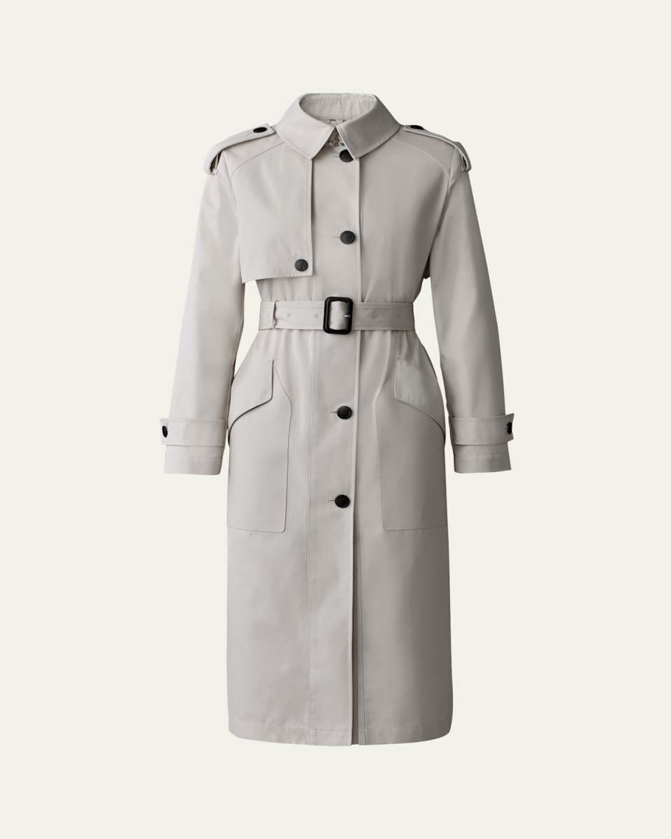 Akili Long Trench Coat