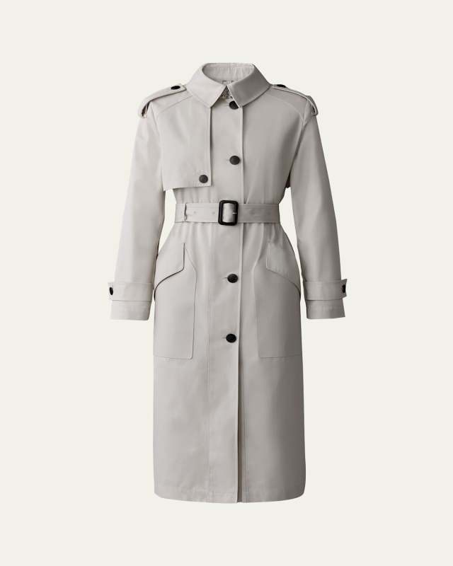 Akili Long Trench Coat