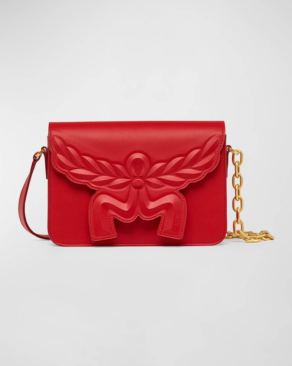 Himmel Maxi Logo Leather Crossbody Bag