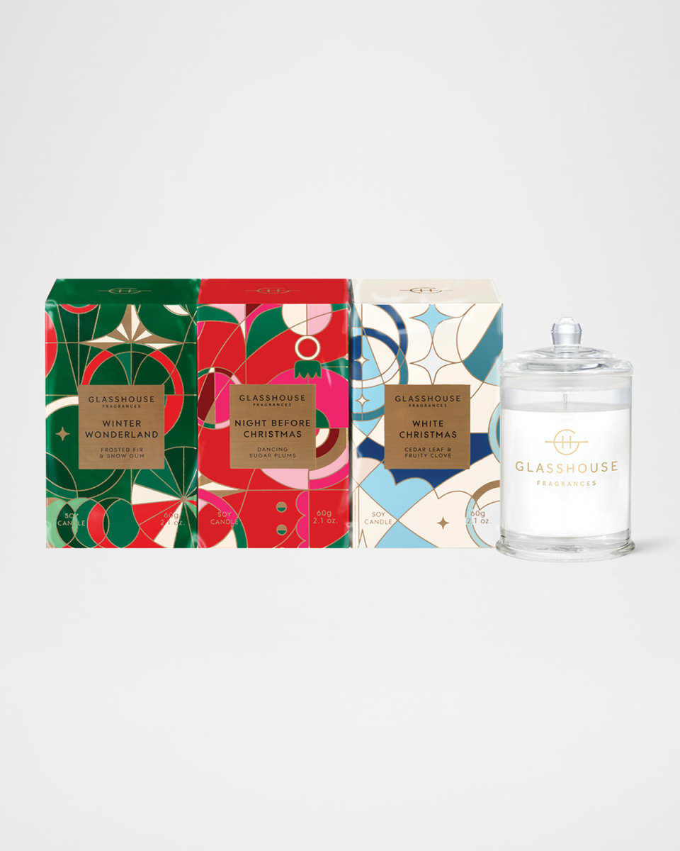 Christmas Candle Trio Set, 60 g